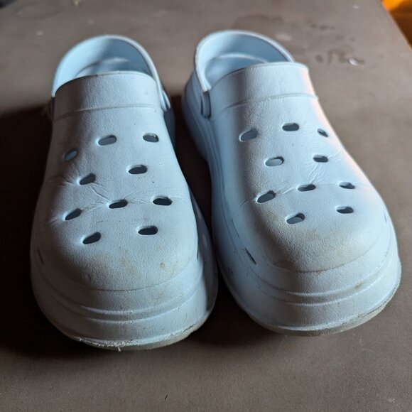 Zara AIR CHAMBER CLOGS Blue | US Size  5½ (9.5 INCHES) - Picture 12 of 16